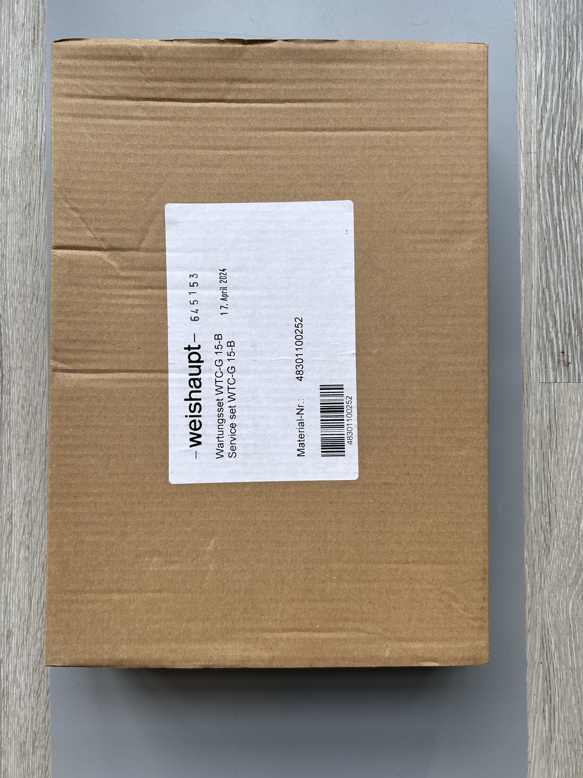 Weishaupt Set WTC-GW GB 15-B Zündelektrode Dichtung 48301100252 ers. 48301100232