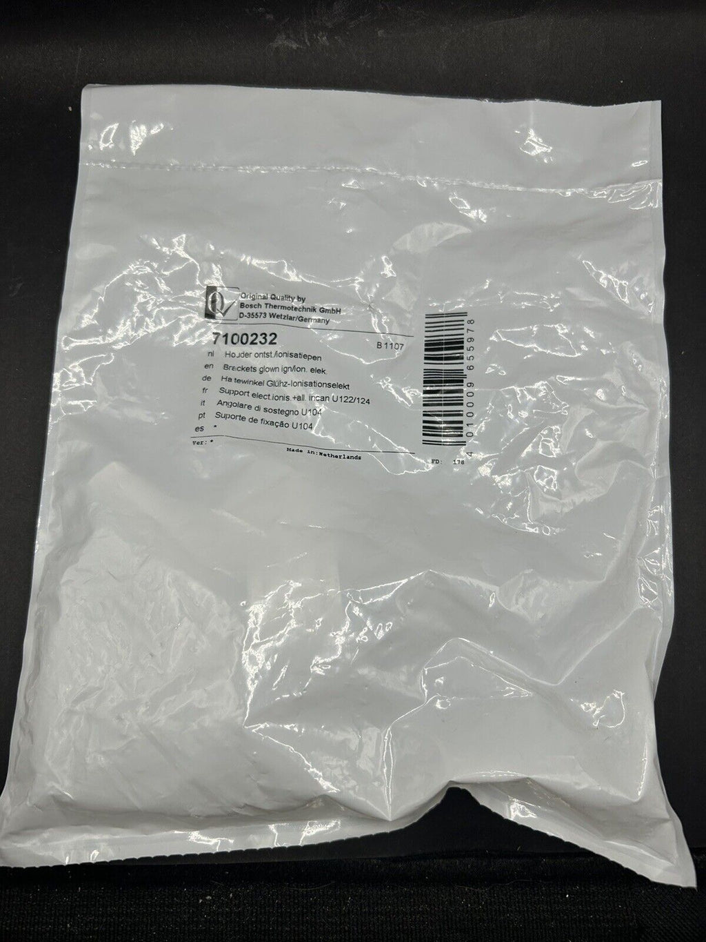 Bosch 7100232 Halterung Zünd-Ionisationselektr. für Buderus, OEM