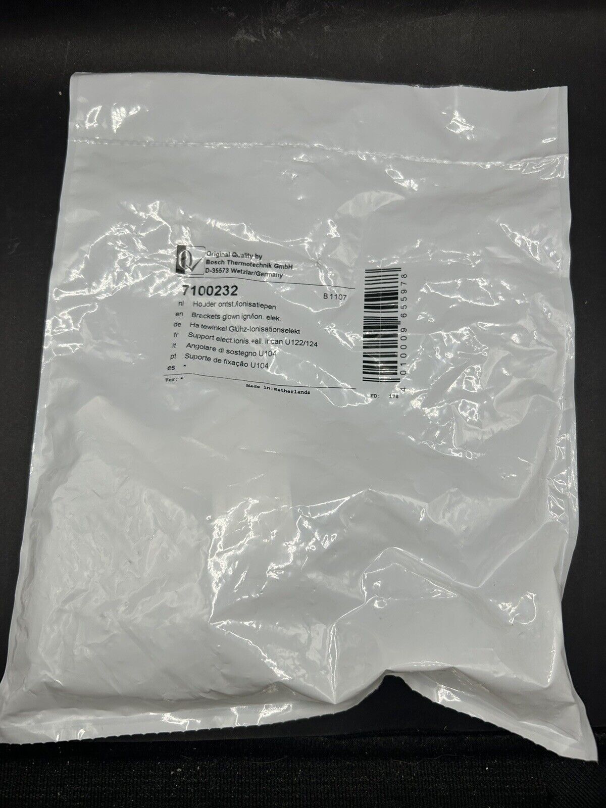 Bosch 7100232 Halterung Zünd-Ionisationselektr. für Buderus, OEM