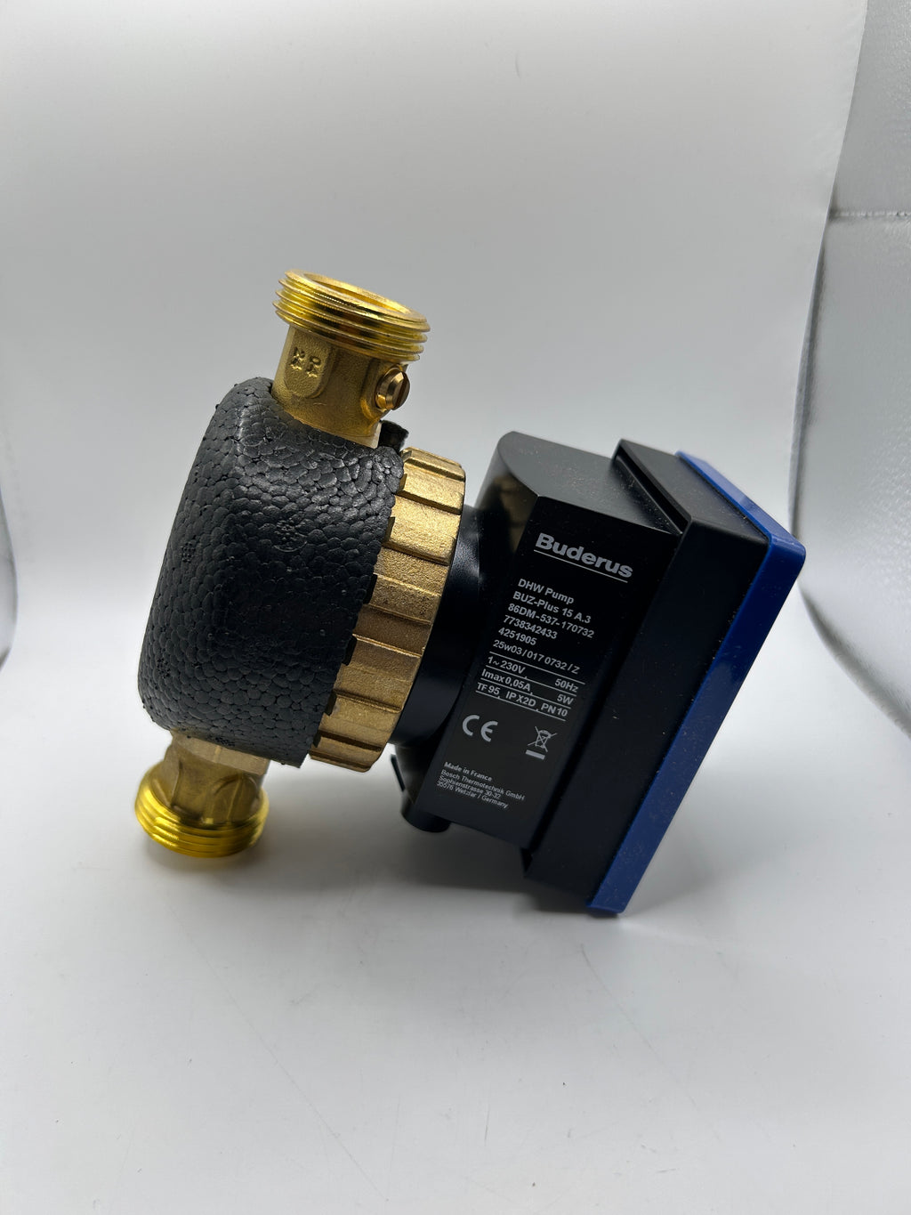 Buderus 7738342433 Logafix BUZ-Plus 15 A.3 Trinkwasser-Zirkulationspumpe BL138mm
