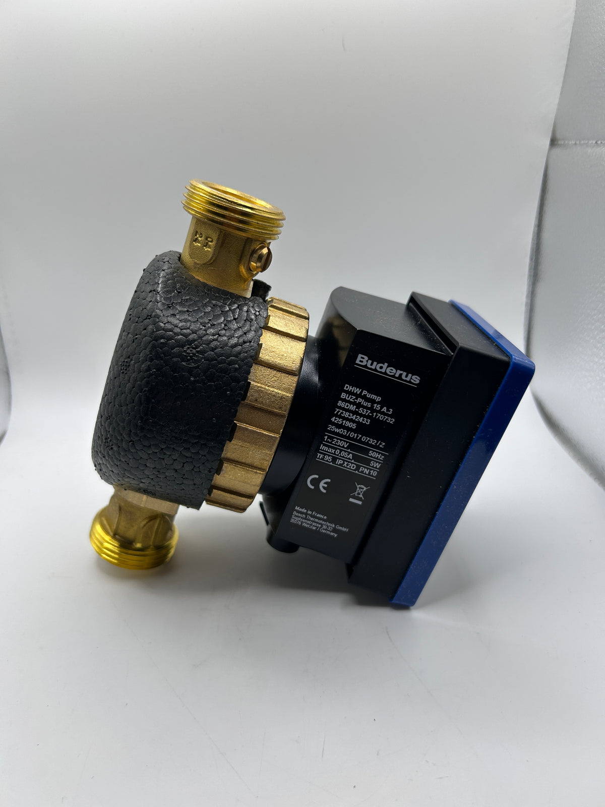 Buderus 7738342433 Logafix BUZ-Plus 15 A.3 Trinkwasser-Zirkulationspumpe BL138mm