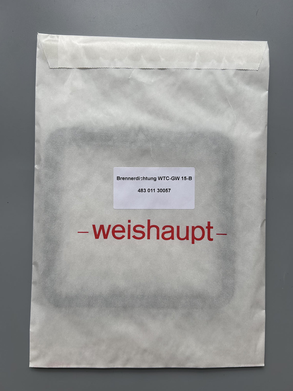 Weishaupt Set WTC-GW GB 15-B Zündelektrode Dichtung 48301100252 ers. 48301100232