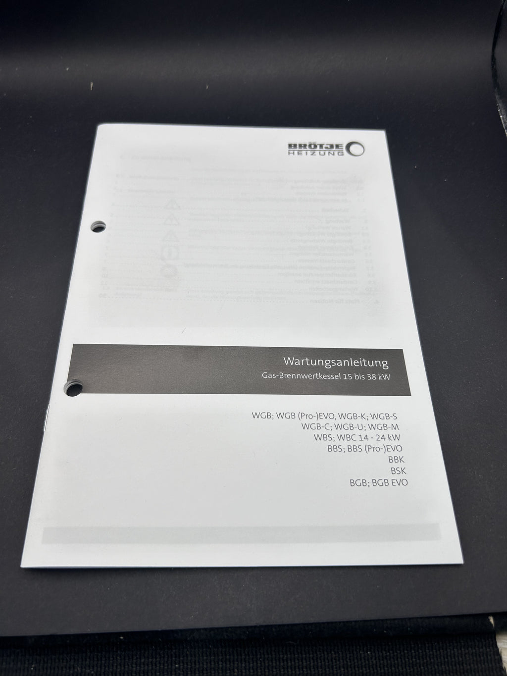 Brötje Wartungsset 7630553 WGB EVO 15-28 KW G BBS Brennerdichtung Zündelektrode