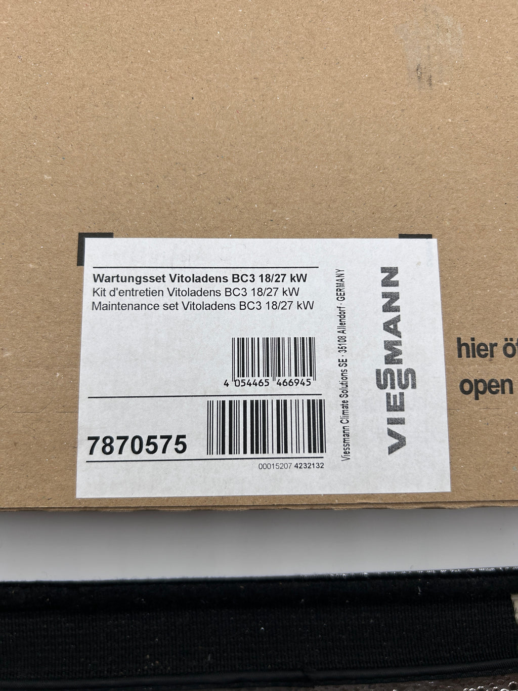 Viessmann Wartungsset 7870575 Vitoladens BC3 18/27 kW