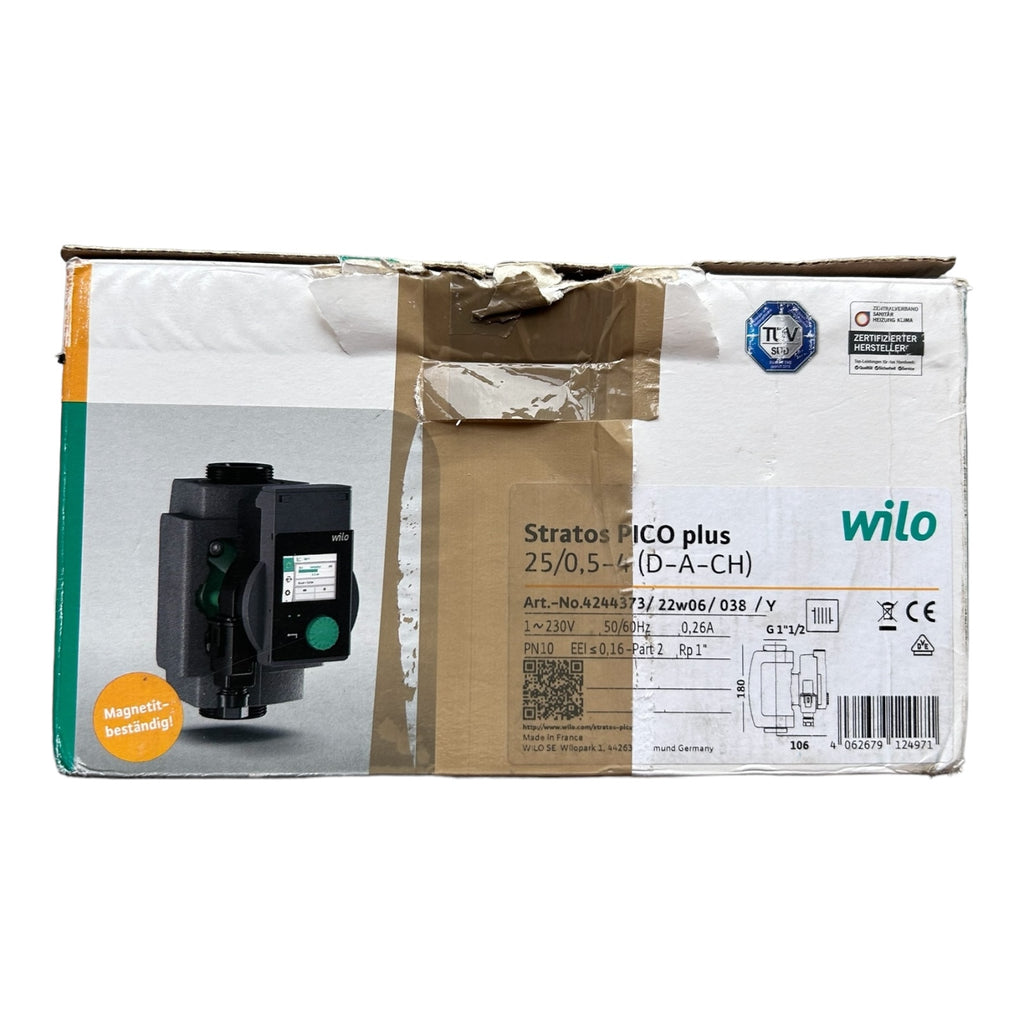 Wilo Nassläufer-Hocheffizienzpumpe Stratos PICO plus 25/0,5-6, G11/2,40W 4244375