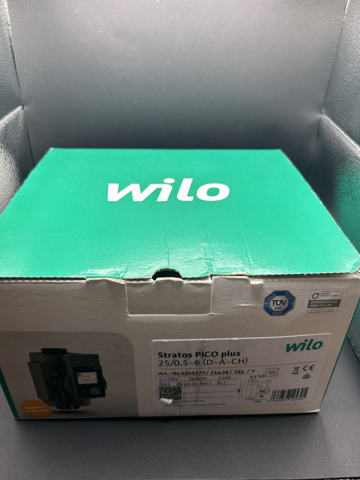 Wilo Nassläufer-Hocheffizienzpumpe Stratos PICO plus 25/0,5-6, G11/2,40W 4244375