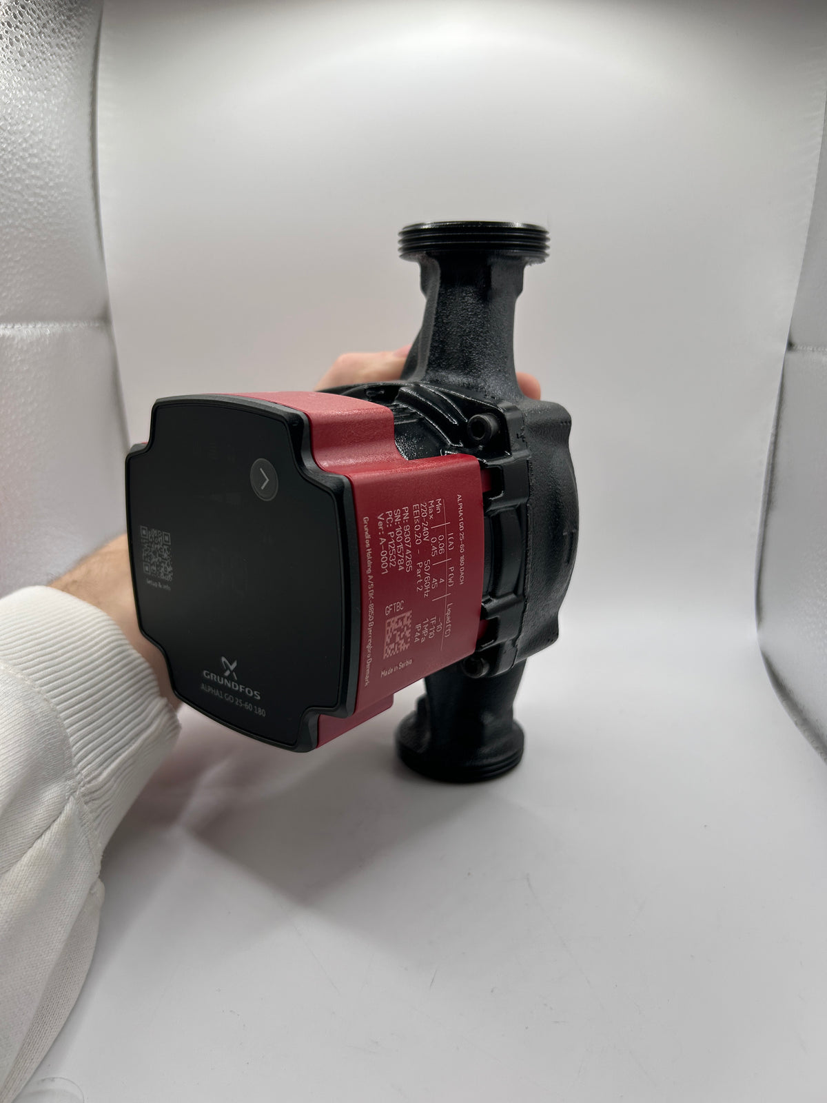 Grundfos 93074265 ALPHA1 GO Hocheffizienz-Umwälzpumpe 25-60 180, DN25, 180 mm,