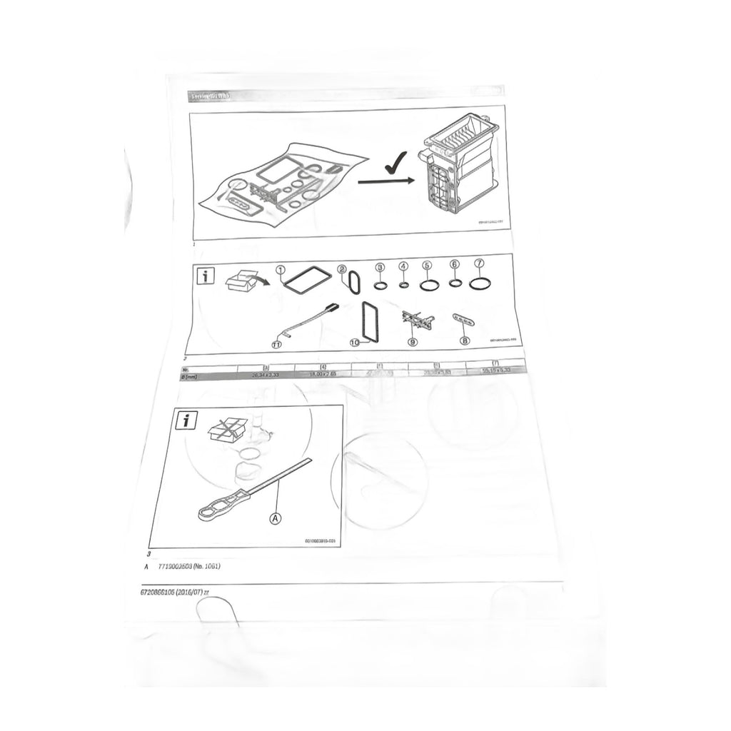 Buderus 8737707990 Junkers Wartungssatz | WB5 Bosch Servicekit