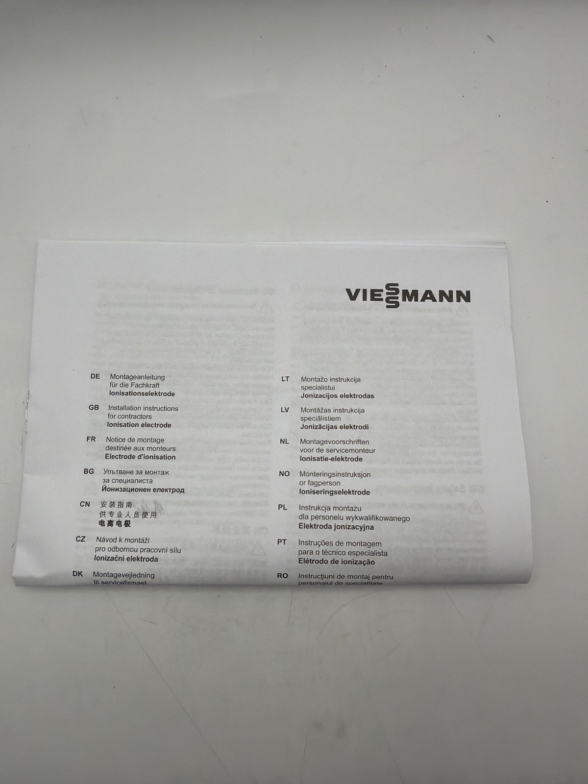 Viessmann 7834233 Ionisationselektrode - Viessmann Vitodens 300 ab 2007