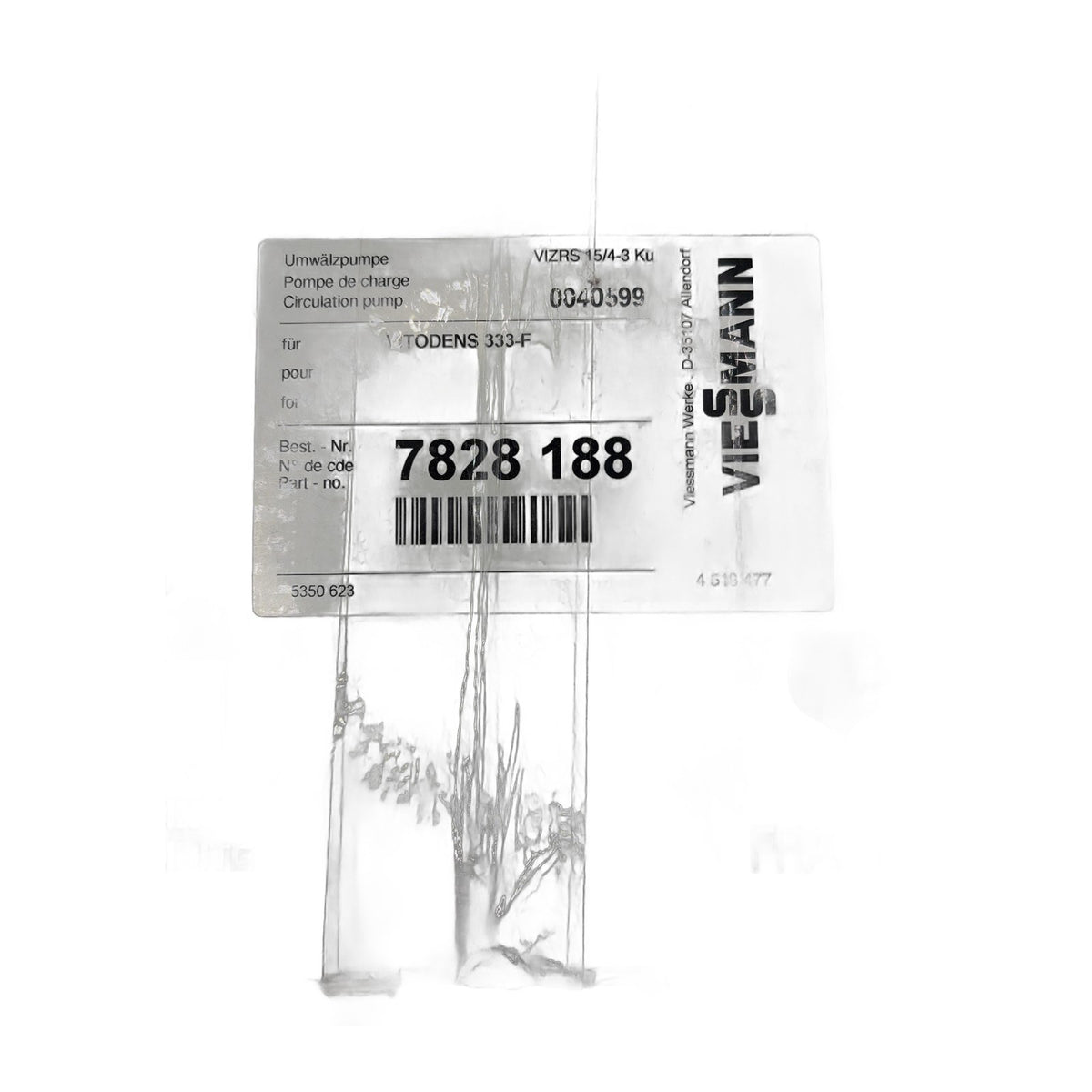 Viessmann 7828188 Umwälzpumpe VIZRS 15/4-3 Ku