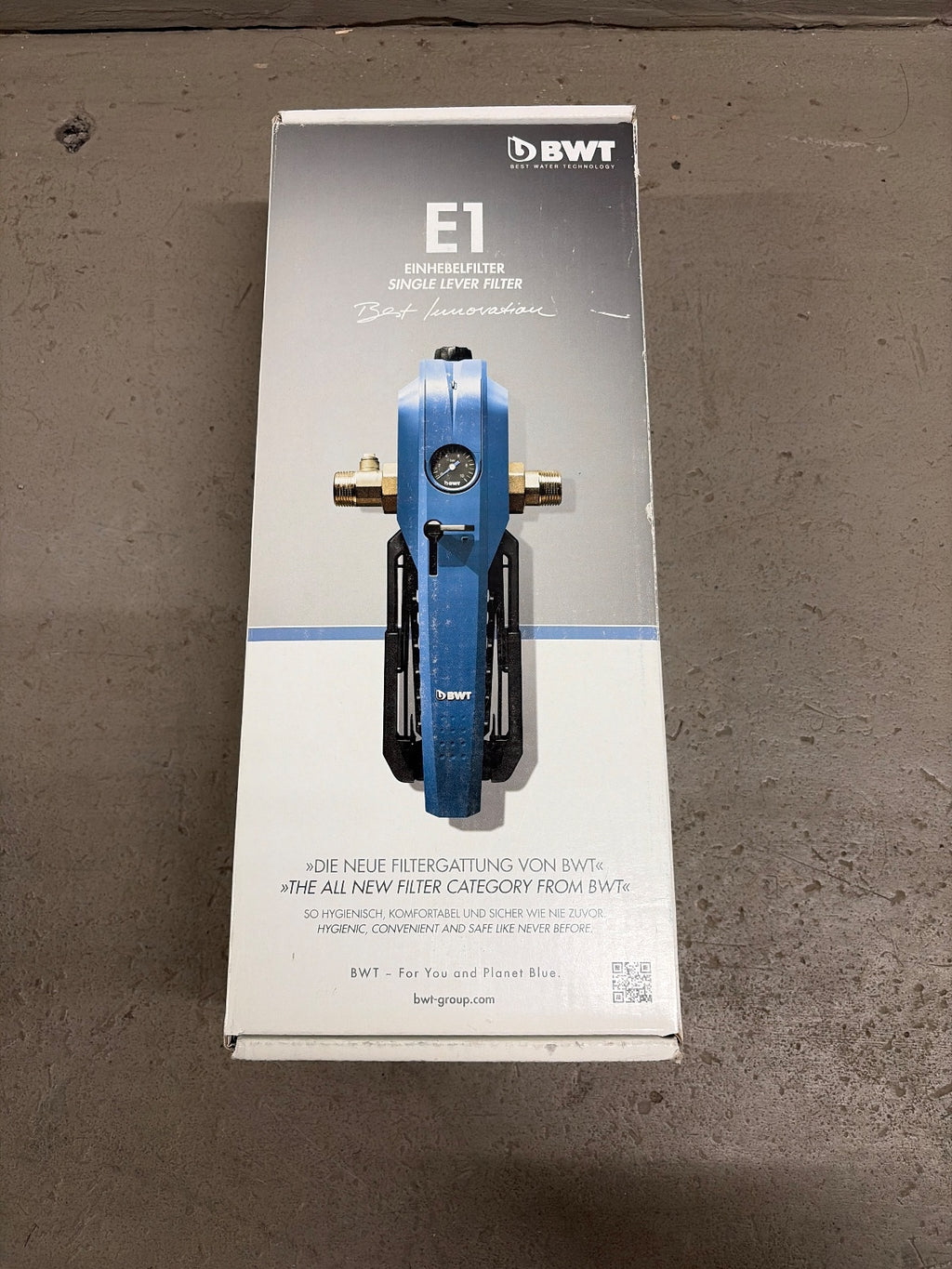 BWT BWT E1 E1 Einhebelfilter mit Druckminderer HWS 1" DN25 40385