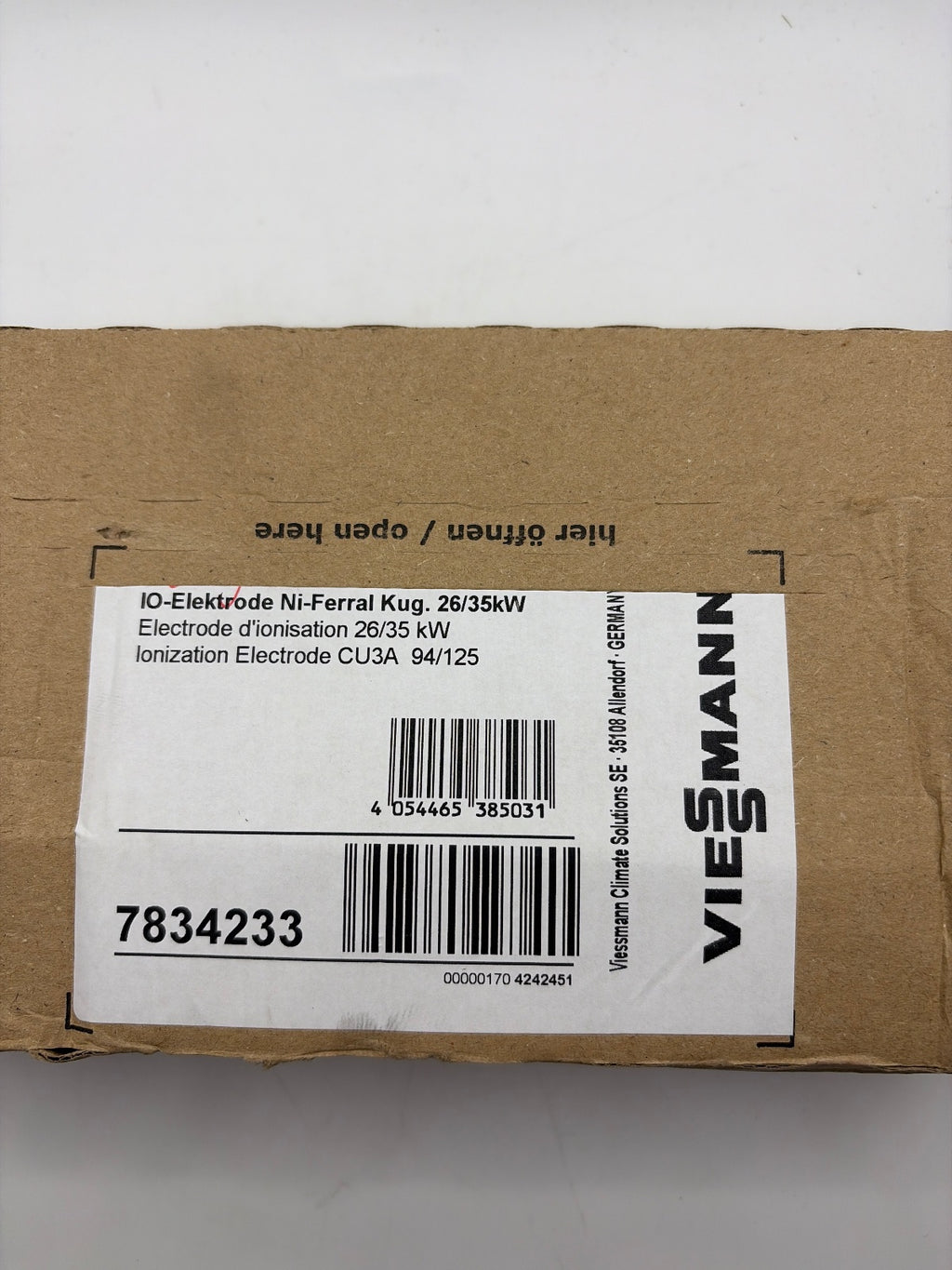 Viessmann 7834233 Ionisationselektrode - Viessmann Vitodens 300 ab 2007