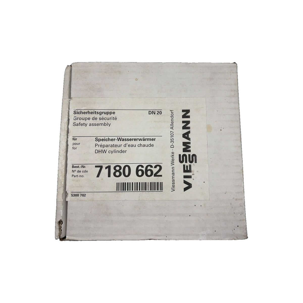 Viessmann 7180662 Sicherheitsgruppe nach DIN 1988, DN 20, R1 -