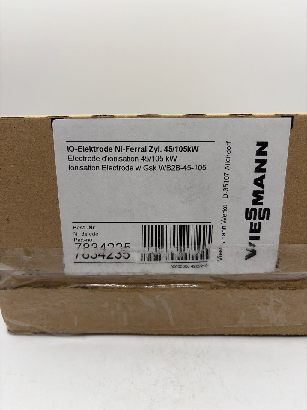 Viessmann 7834235 Ionisationselektrode MatriX-Zylinderbrenner 45/105 kW