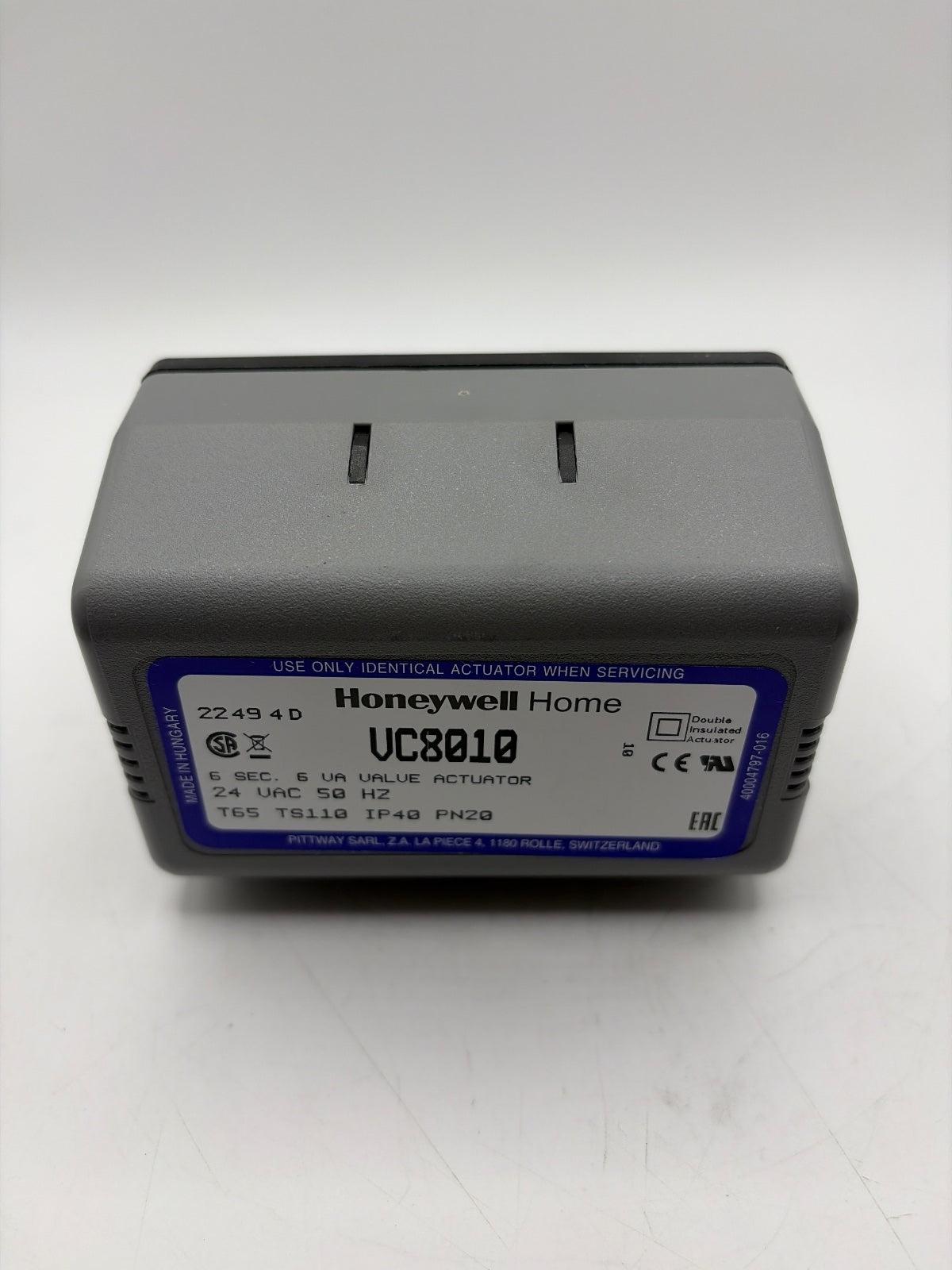 Honeywell VC8010ZZ00/U resideo Stellantrieb 24 V/ 50 Hz zu Ventil VCZM 24 V, EPE