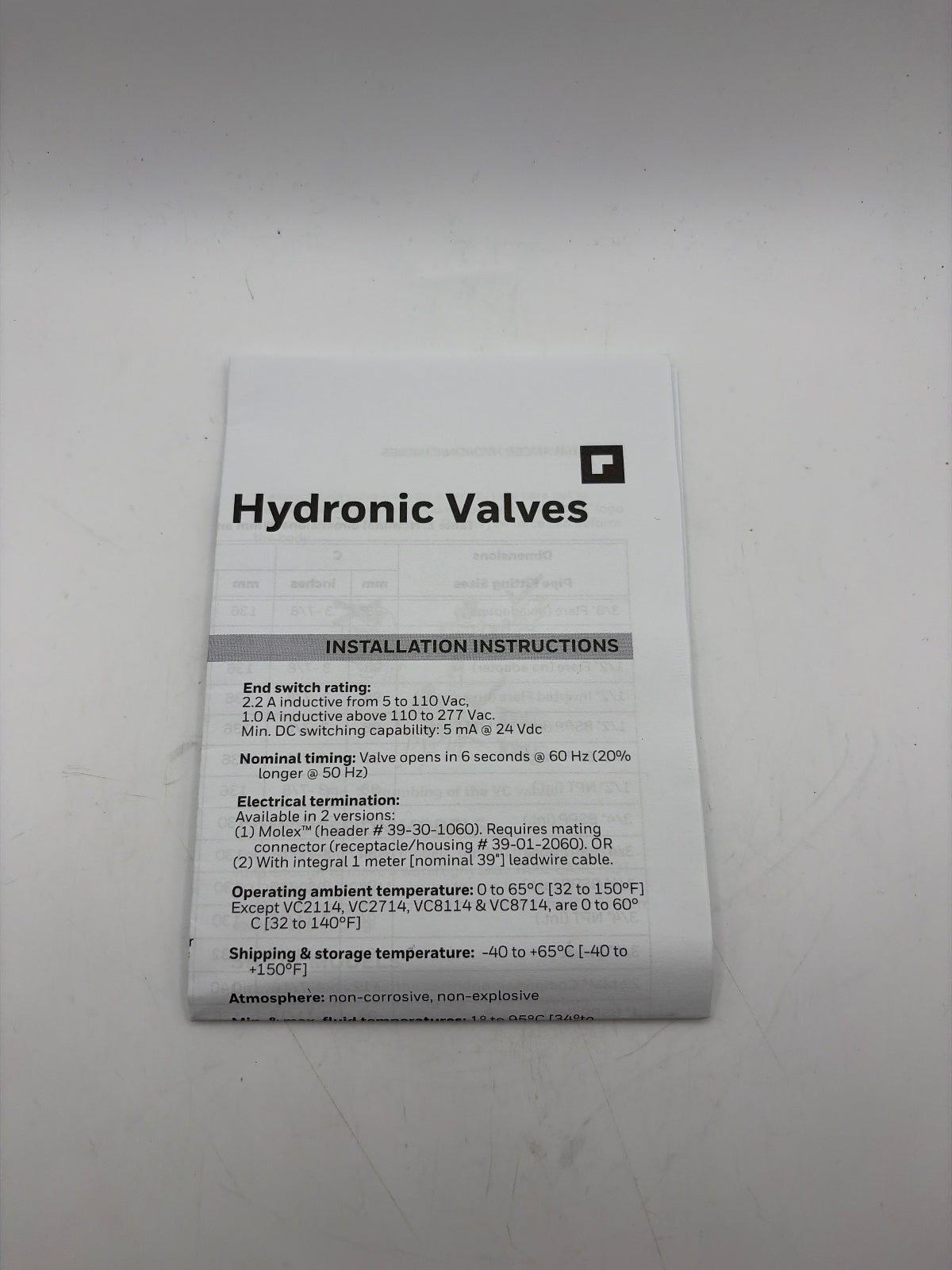 Honeywell VC8010ZZ00/U resideo Stellantrieb 24 V/ 50 Hz zu Ventil VCZM 24 V, EPE