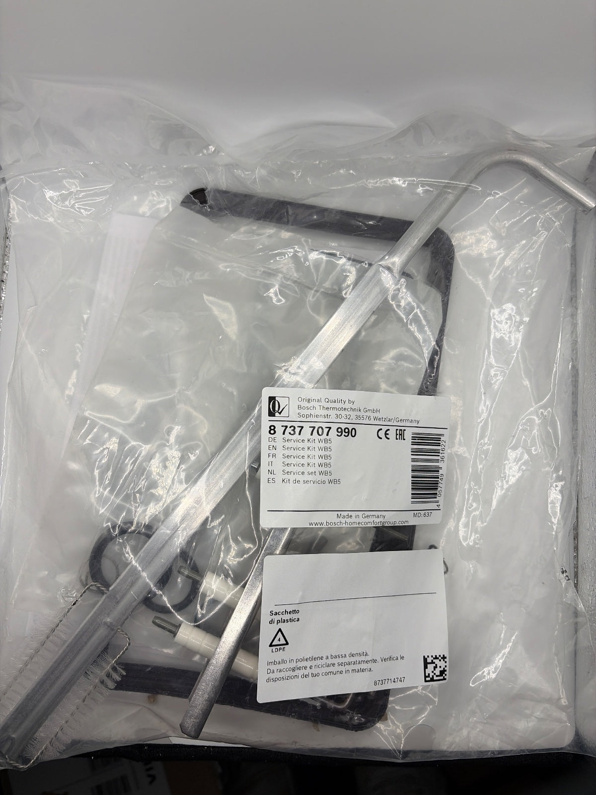 Buderus 8737707990 Junkers Wartungssatz | WB5 Bosch Servicekit