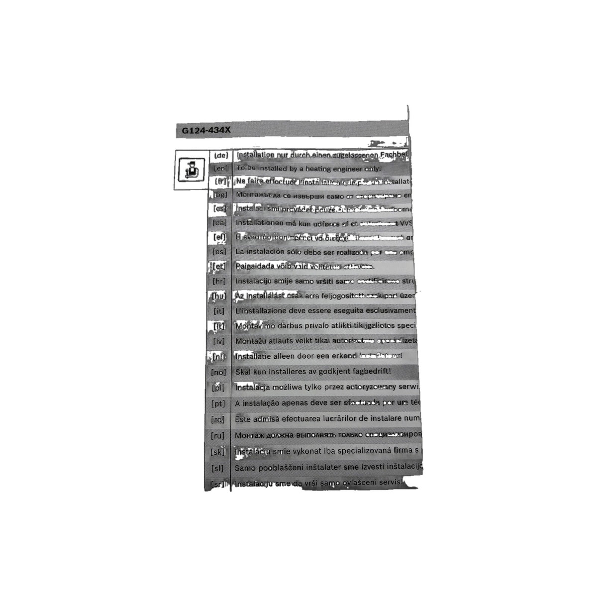 Buderus 8718585342 Bosch Zündbrenner Zündbrenner-Set AE, nicht Multigas everp