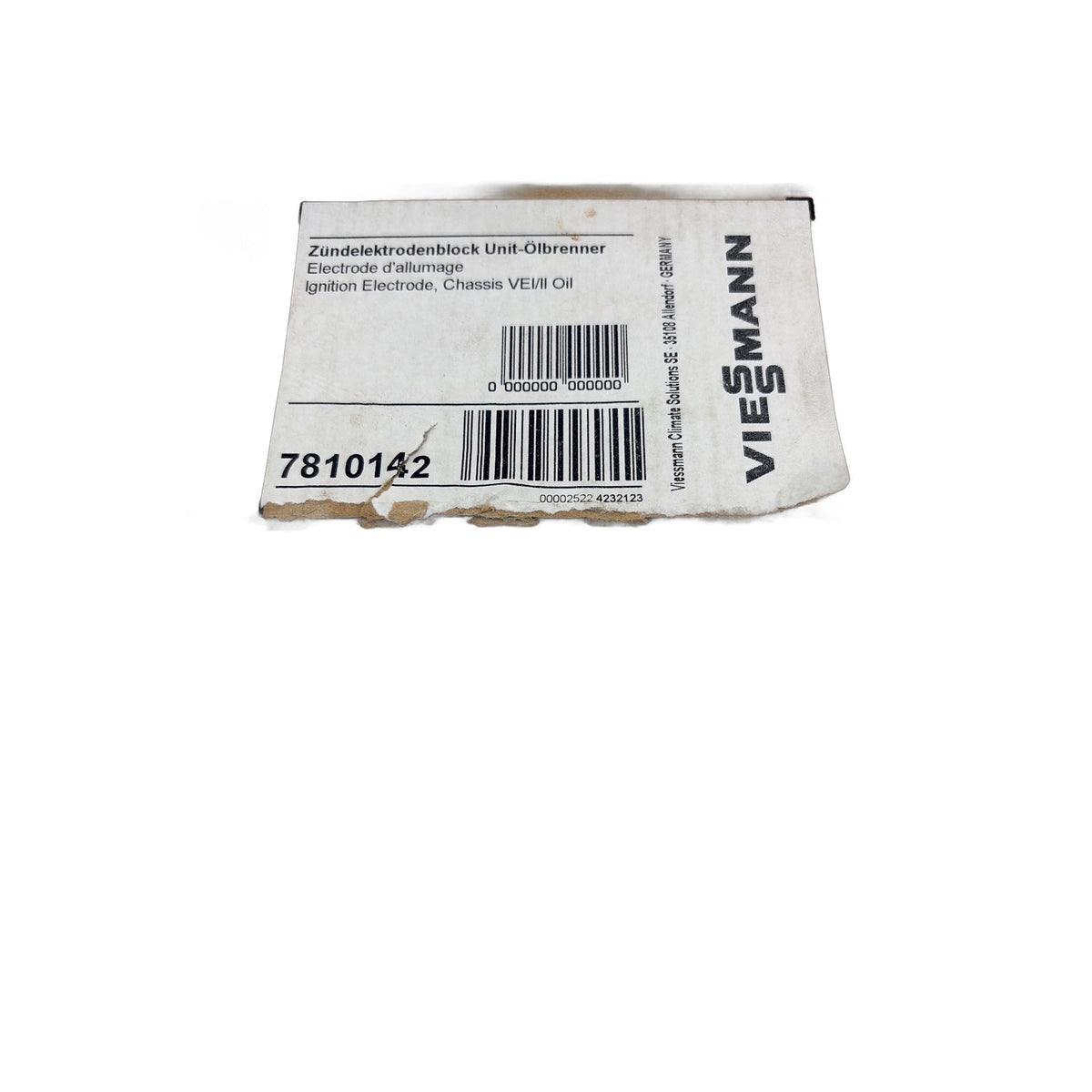 Viessmann 7810142 Zündelektrodenblock für UNIT -Ölbrenner bis 92 #