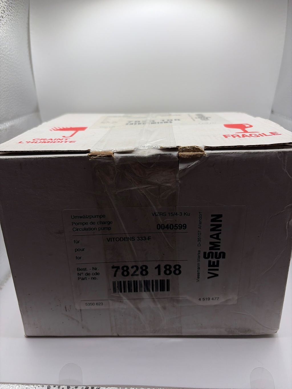 Viessmann 7828188 Umwälzpumpe VIZRS 15/4-3 Ku