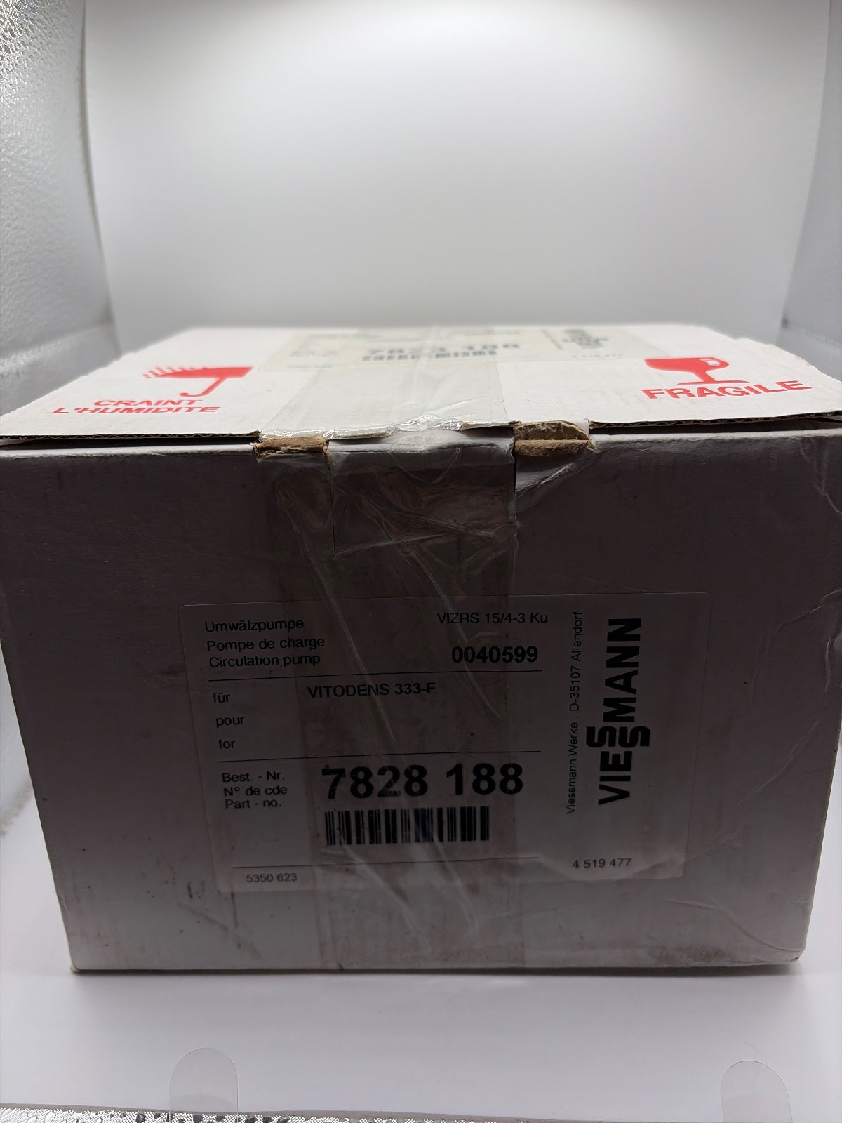 Viessmann 7828188 Umwälzpumpe VIZRS 15/4-3 Ku