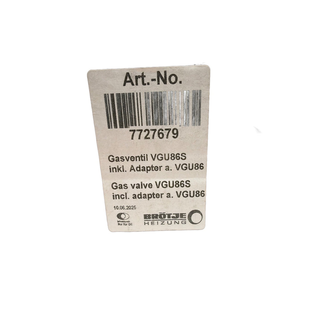 Brötje 7727679 Ersatzteil Gasventil VGU86S inkl. Adapter a. VGU86