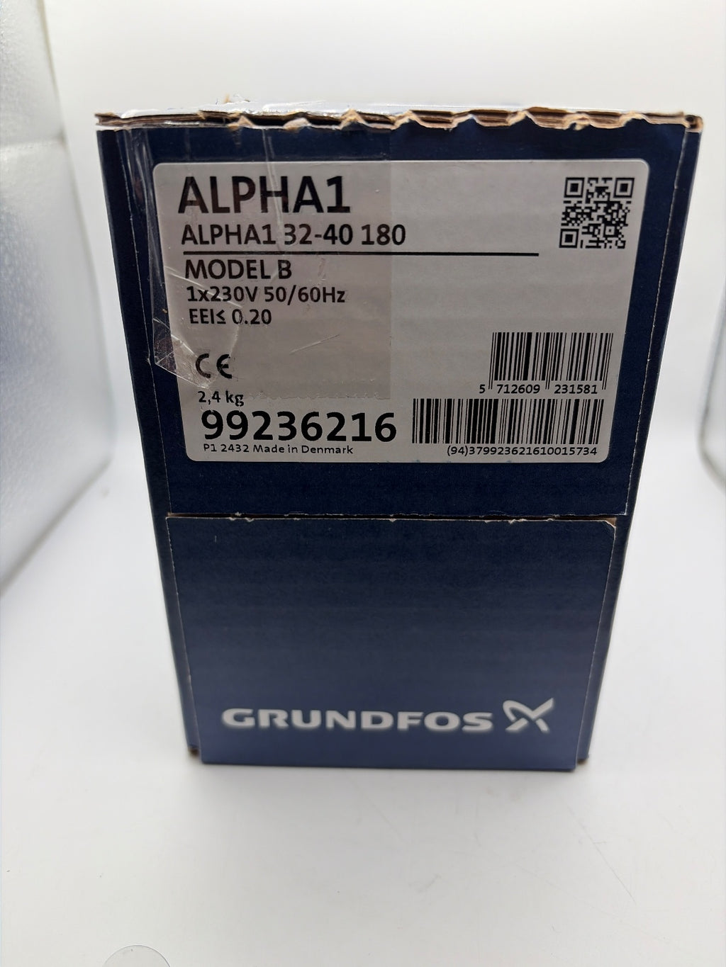 Grundfos 99236216 ALPHA1 32-40 180 mm Umwälzpumpe 18 W, G 2