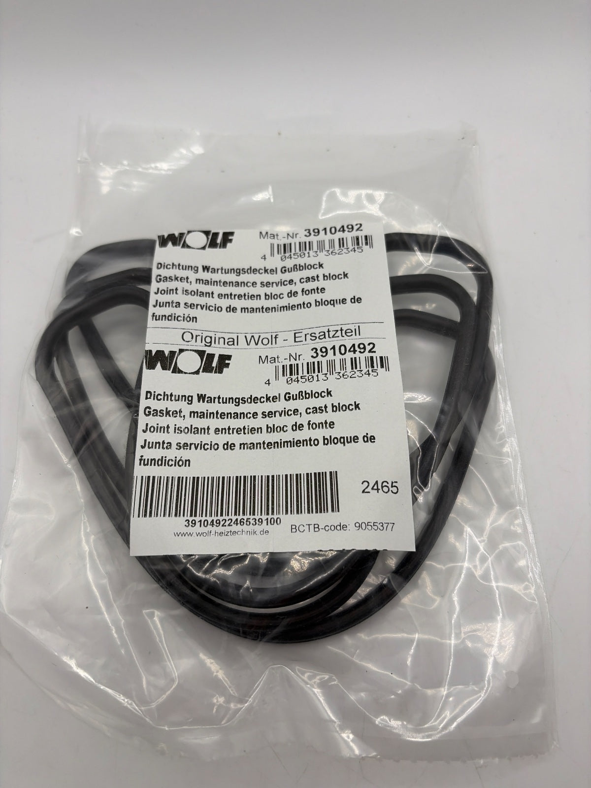Buderus 8752282 WOLF Wartungsset für Gasbrennwerkessel MGK-2 130-300