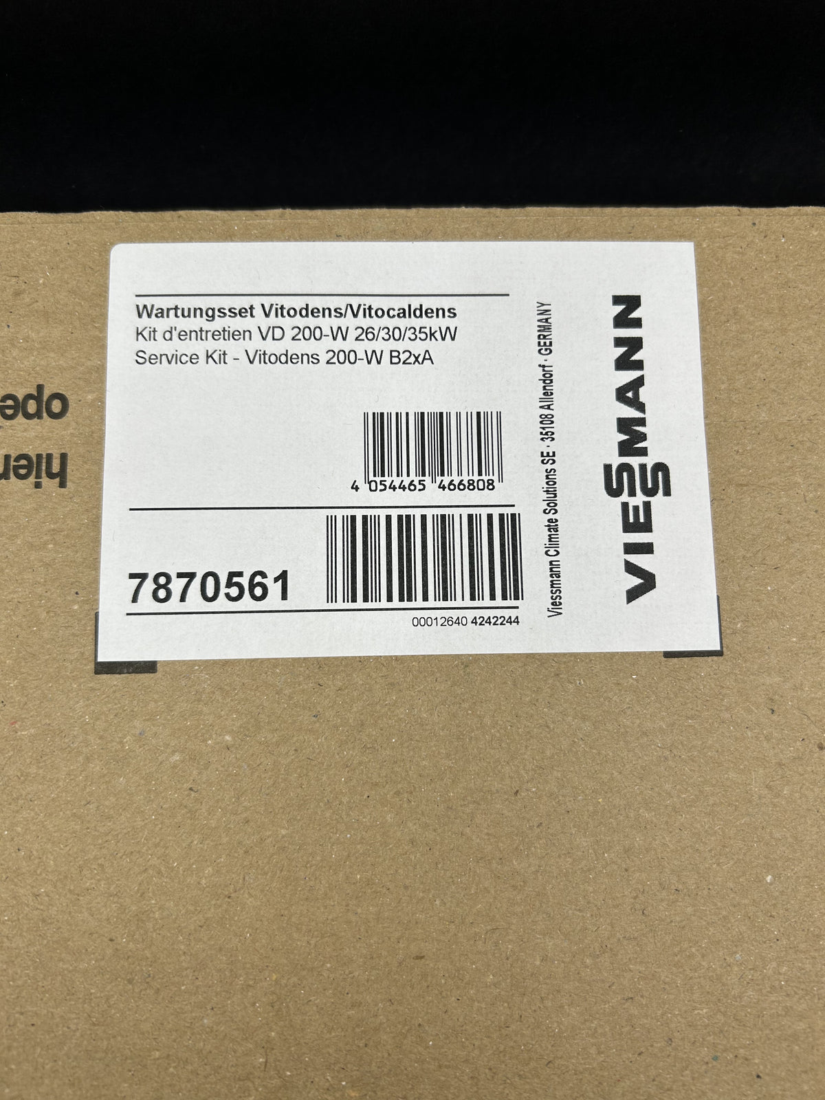 Viessmann Wartungsset Elektroden Vitodens 200-W 222-F Vitocaldens 222-F 7870561