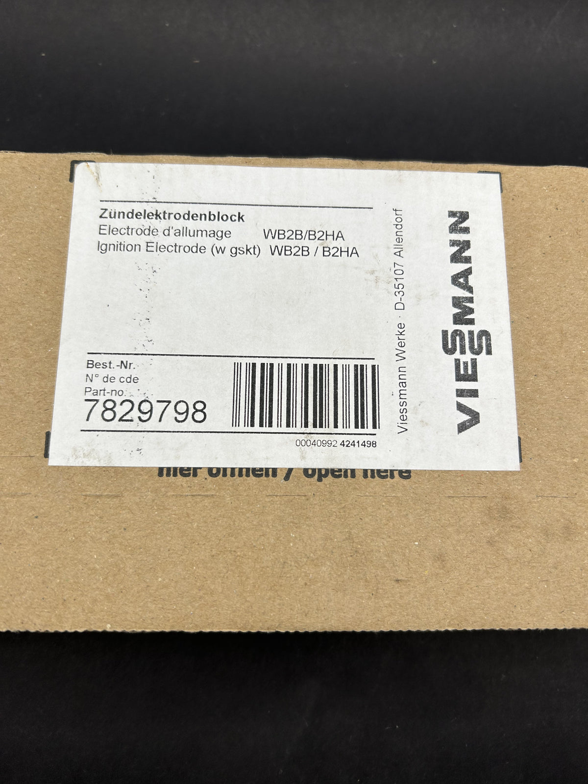 Zündelektrodenblock für Viessmann 200 45/105 kW mit Vitotronic ab 2007 | 7829798