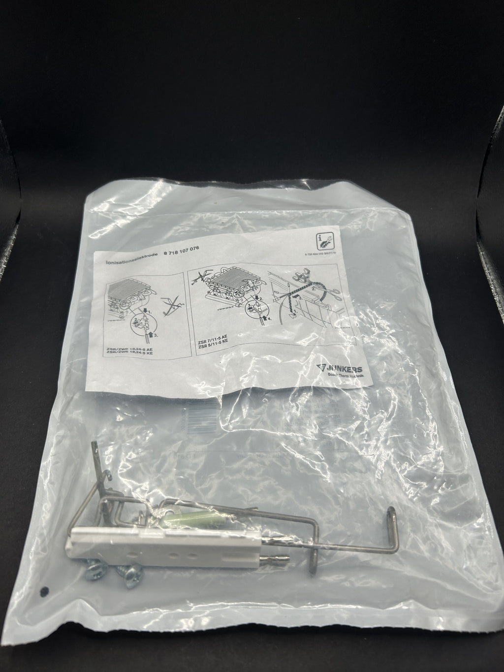 Bosch Junkers Elektrodensatz 87181070760 ZSR/ZWR .. -5 KE/AE, ZSR/ZSN .. -6