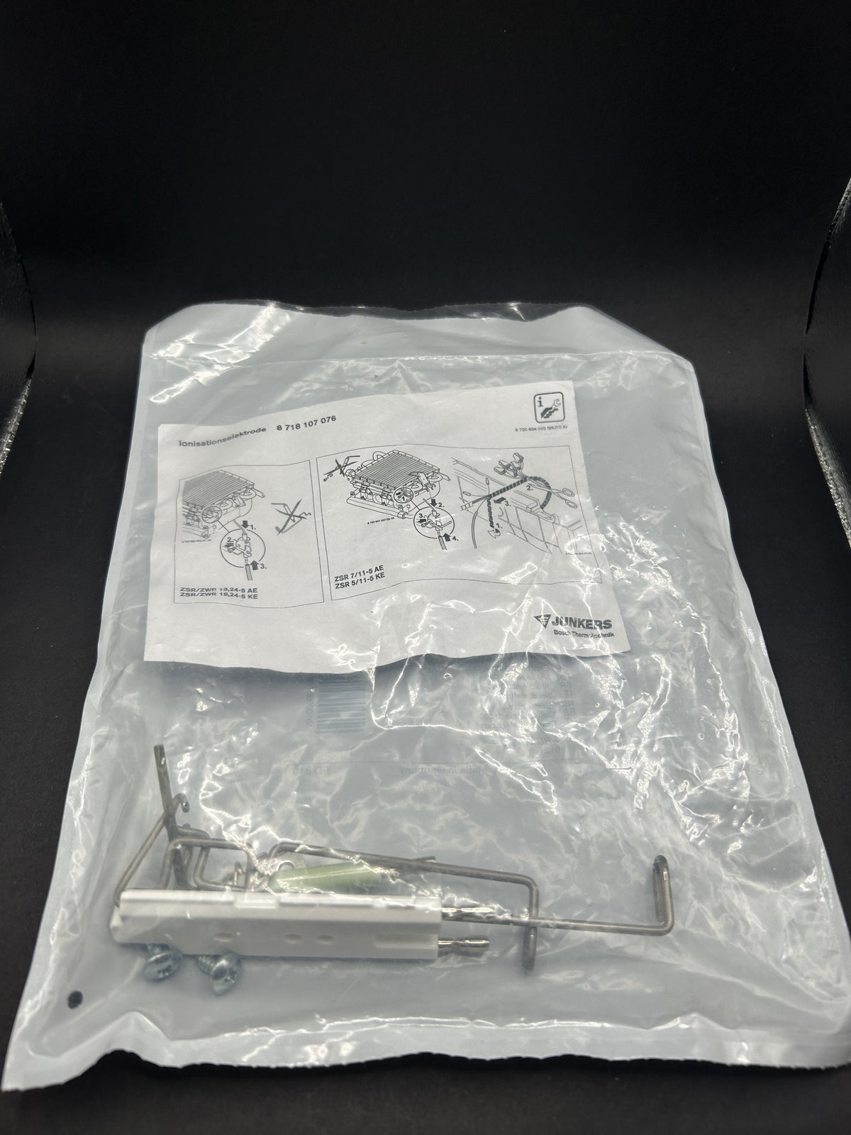 Bosch Junkers Elektrodensatz 87181070760 ZSR/ZWR .. -5 KE/AE, ZSR/ZSN .. -6