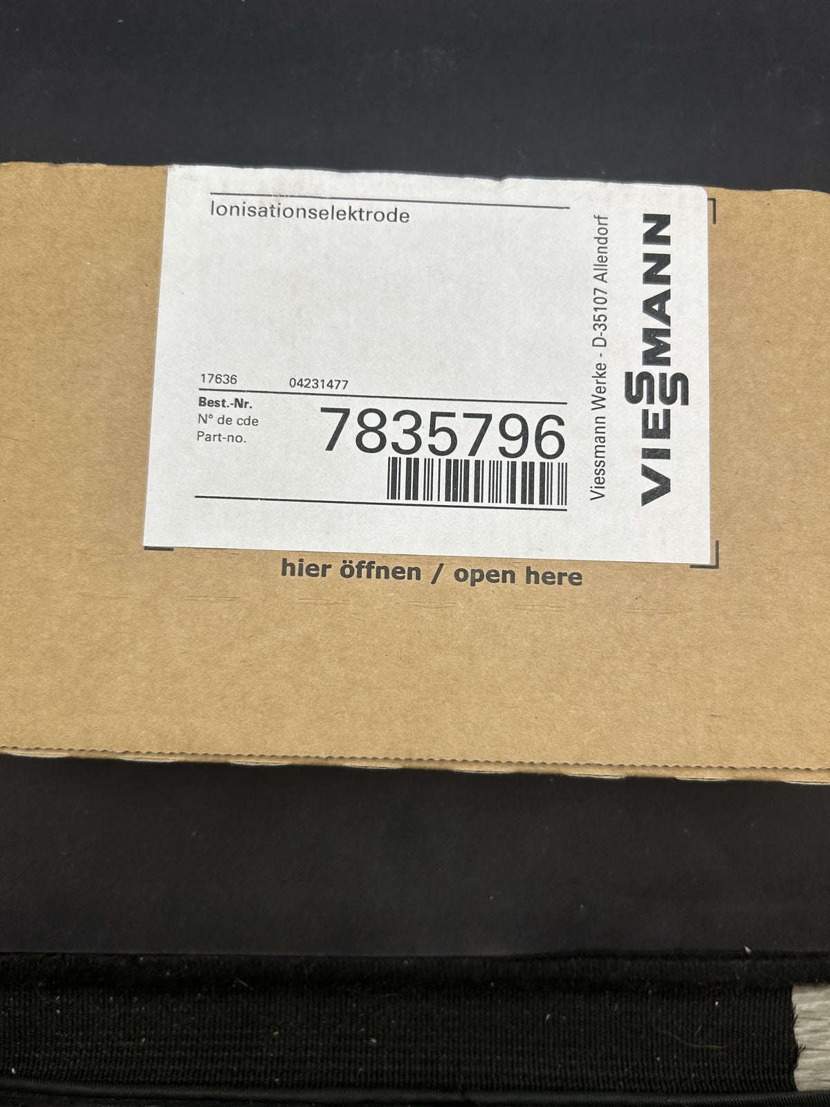Ionisationselektrode für Viessmann 7835796 Diverse Vitodens 300-W/333-F/343-F