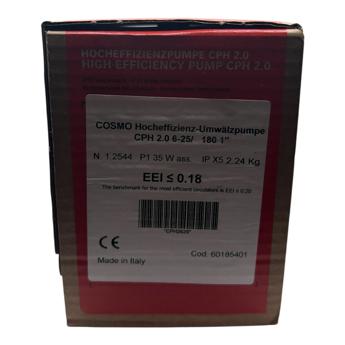 COSMO Pumpengruppe ungemischt mit Pumpe CPH2625