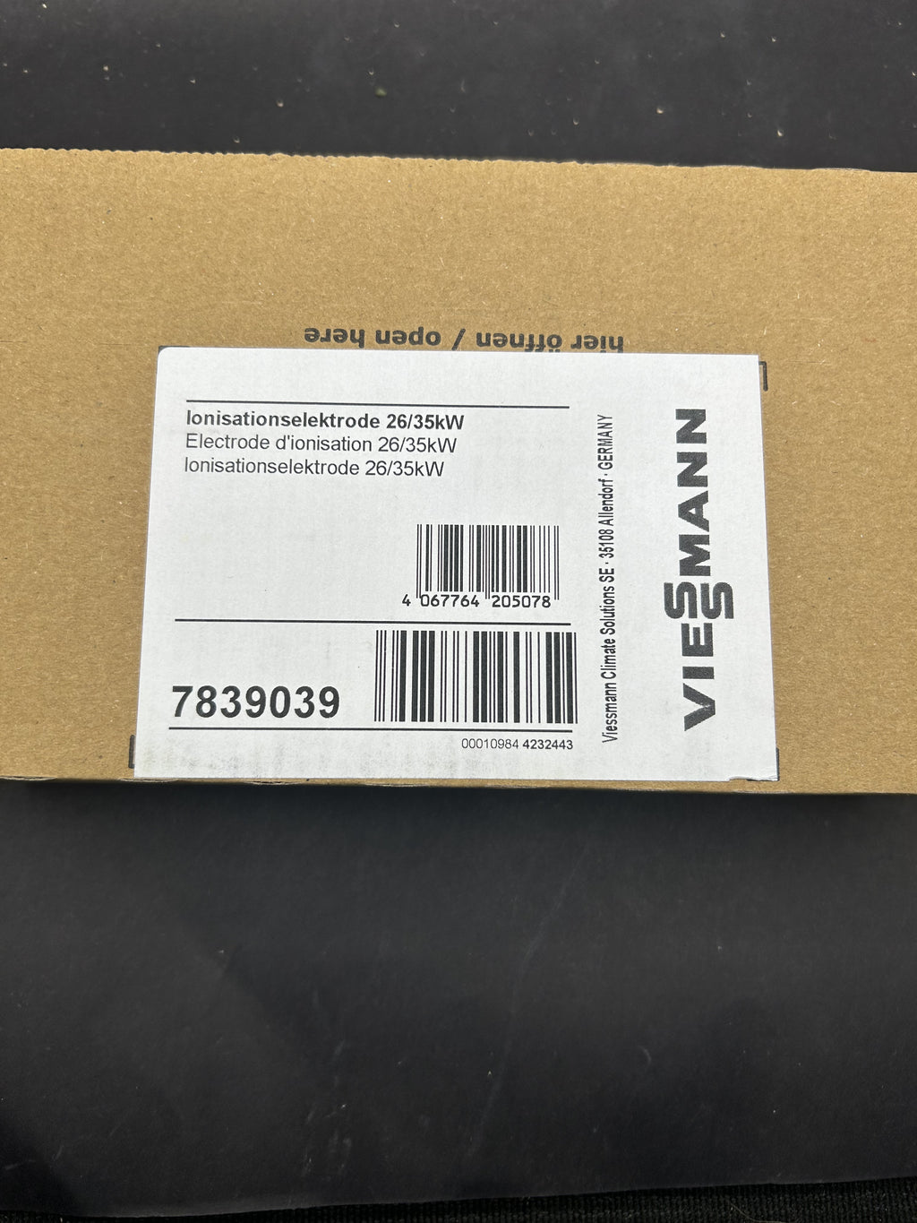Viessmann Ionisationselektrode 7839039 26/35kW Vitodens 300-W / 333-F