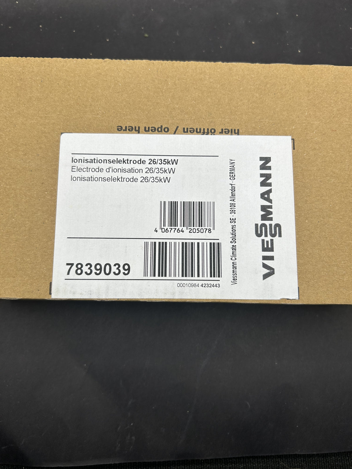 Viessmann Ionisationselektrode 7839039 26/35kW Vitodens 300-W / 333-F