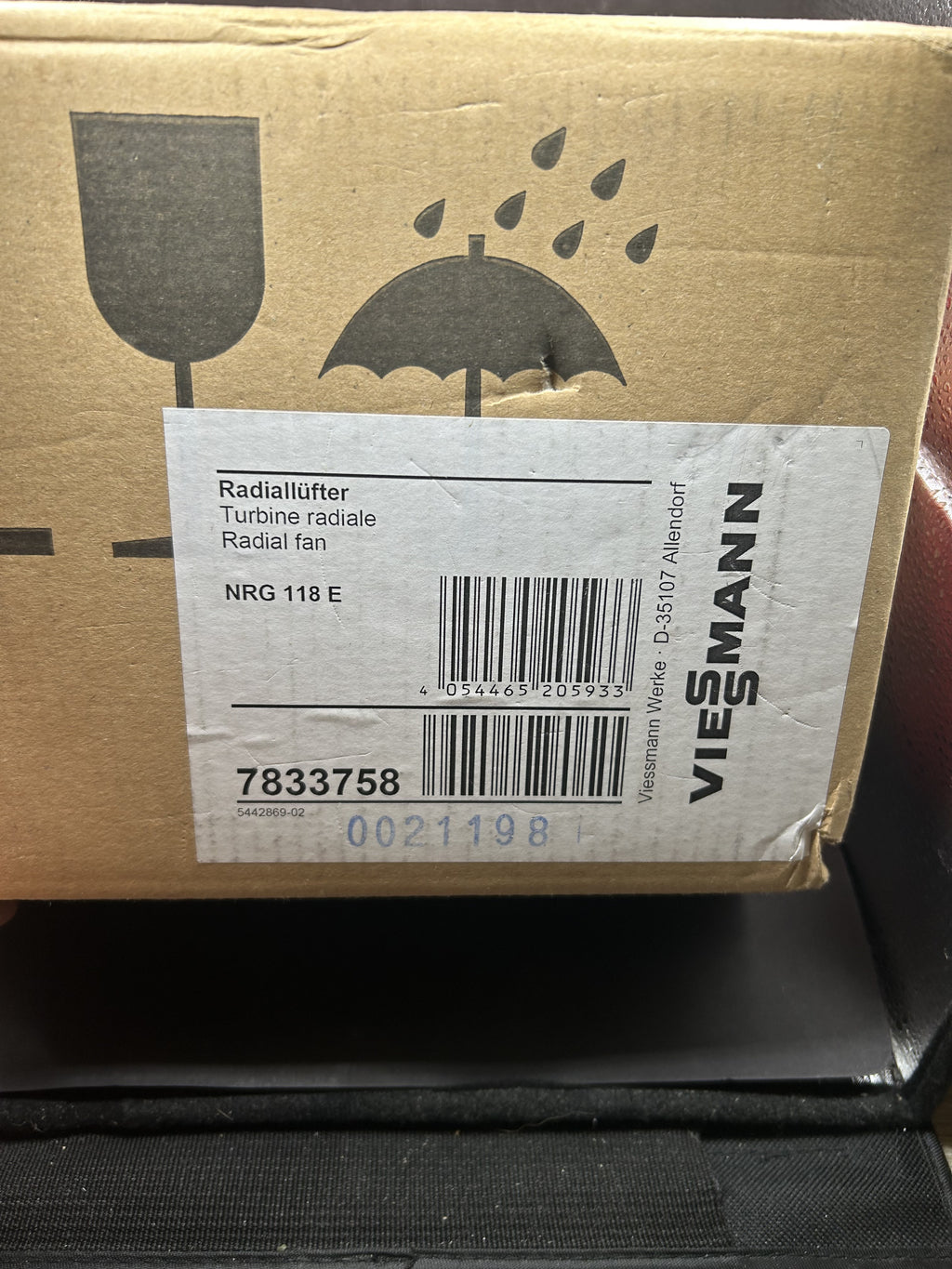 Viessmann Radiallüfter 7833758 Diverse Typen von Vitodens 300-W/333-F/343-F