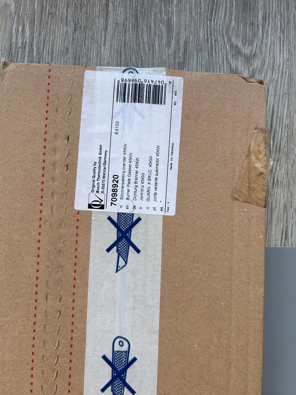 Buderus Sieger Ersatzteil Brennerdichtung 7098920 für GB112-43 GB142-45 BK11 W43