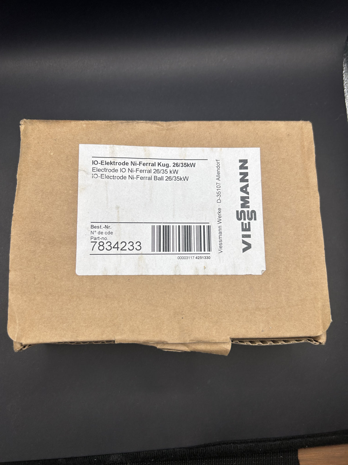 Ionisationselektrode für Viessmann Vitodens 300 ab 2007 | 7834233 ers. 7826505