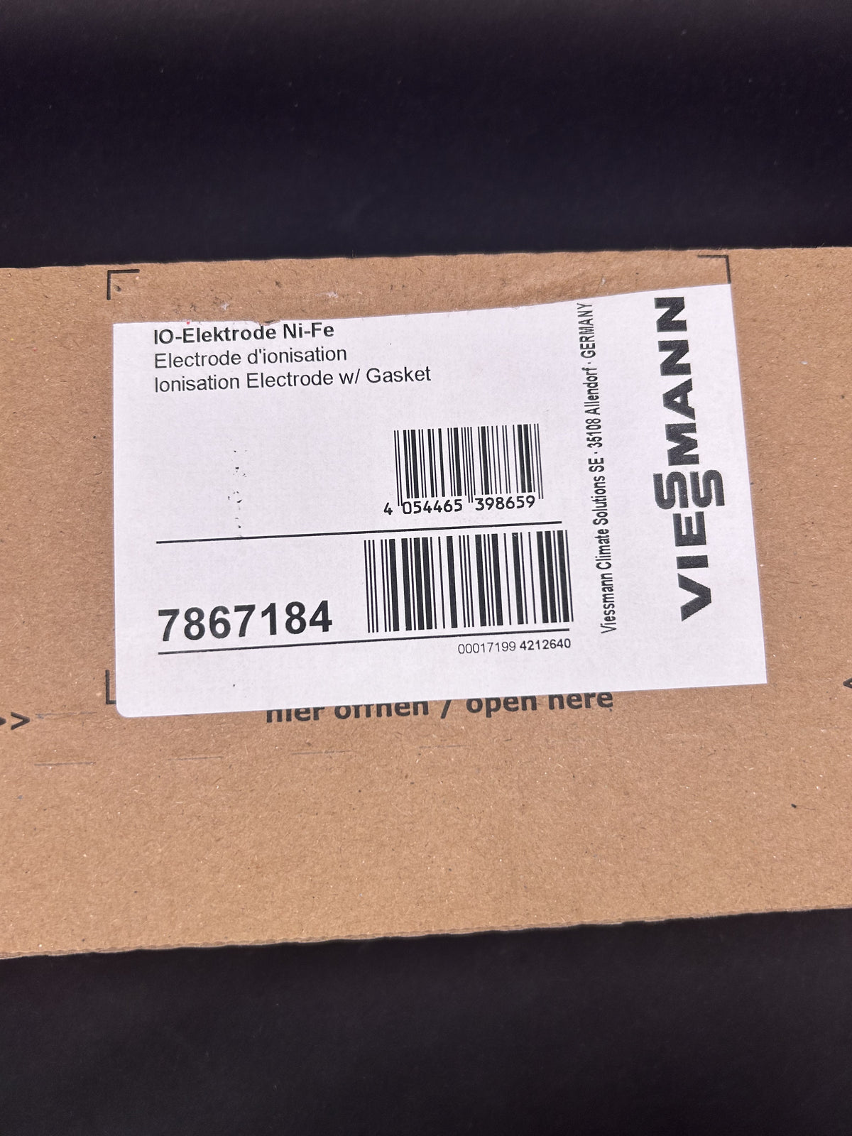 Viessmann Ionisationselektrode 7867184 Vitodens 3,2-32kw