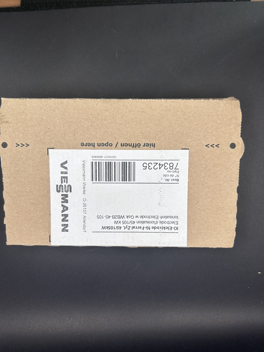 Viessmann Zündelektrodenblock Vitodens 200-W WB2B ab 2007 | 7834235 ers. 7829820