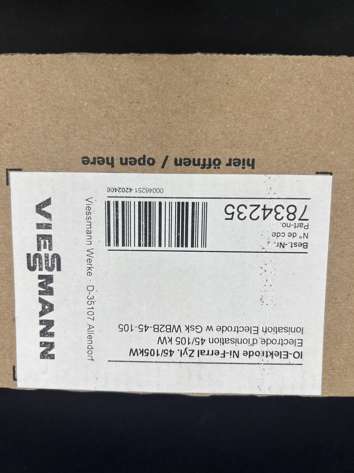 Viessmann Zündelektrodenblock Vitodens 200-W WB2B ab 2007 | 7834235 ers. 7829820