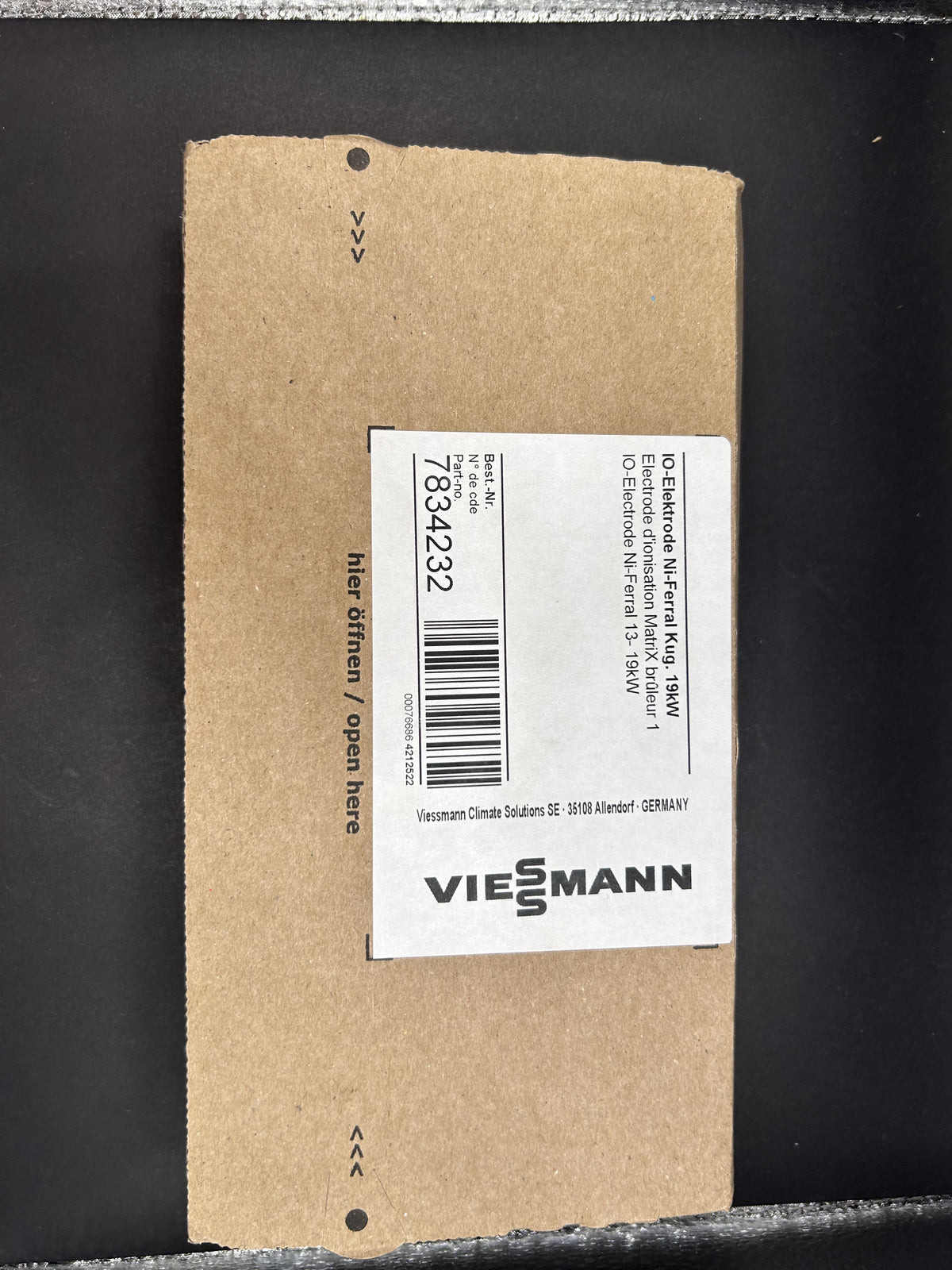 VIESSMANN Ionisationselektrode passend für Vitodens ab 2007 7834232 7823351 OEM