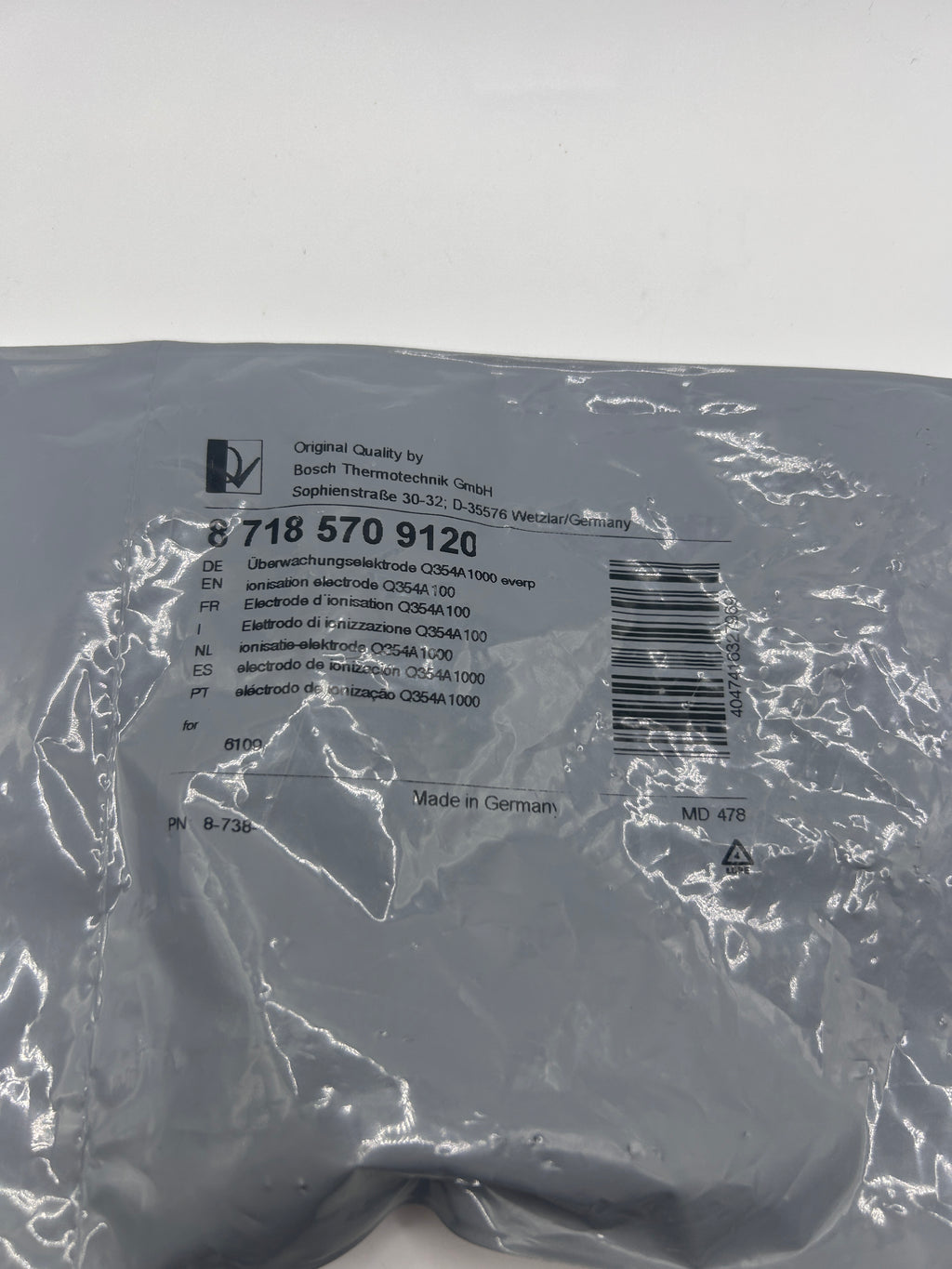 Buderus Sieger Überwachungselektrode Ionisationselektrode für AE204E 87185709120