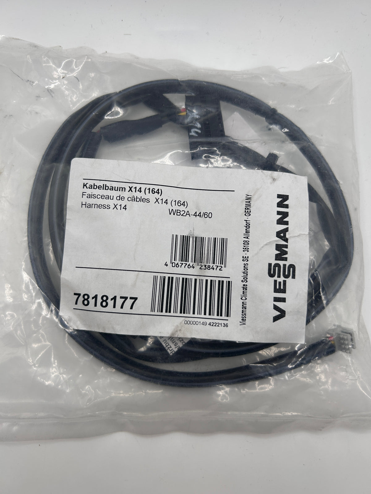 Viessmann Kabelbaum X14 WB2 44/60kW Vitodens 200 WB2 44/60kW 7818177 OVP