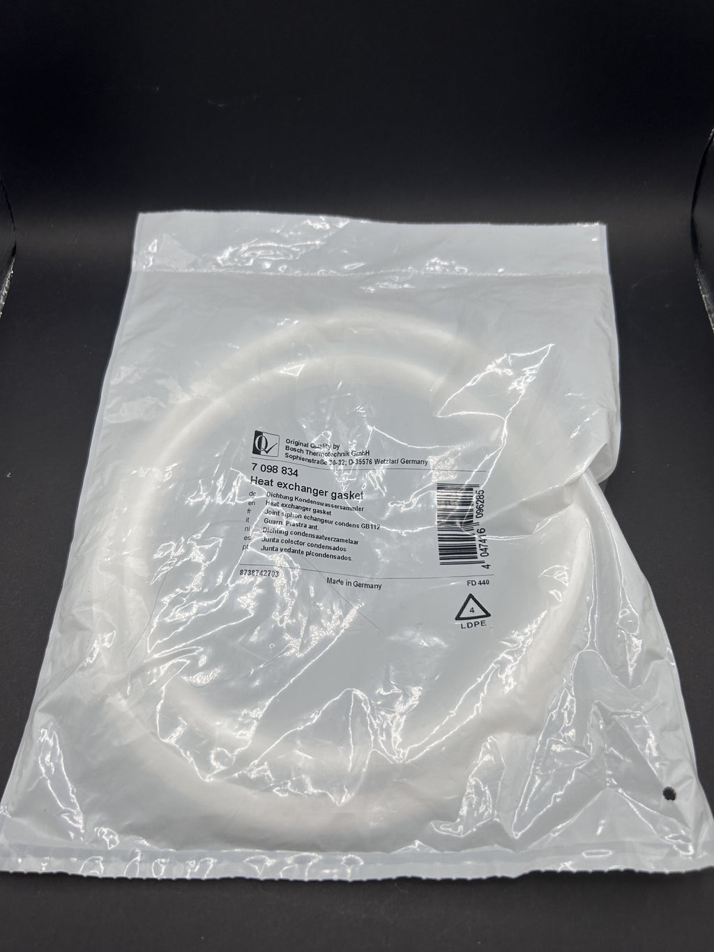 Bosch Buderus Sieger Dichtung 7098834 Kondenswasser, GB112 GB142 BK 11,
