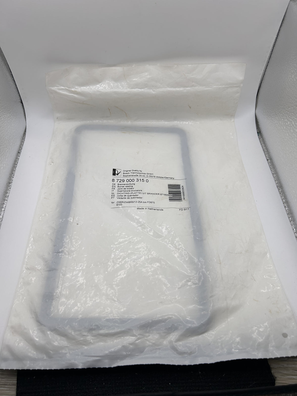Bosch Junkers Buderus Brennerdichtung 87290003150 ZSBR ZWBR 8/12-25 A OVP