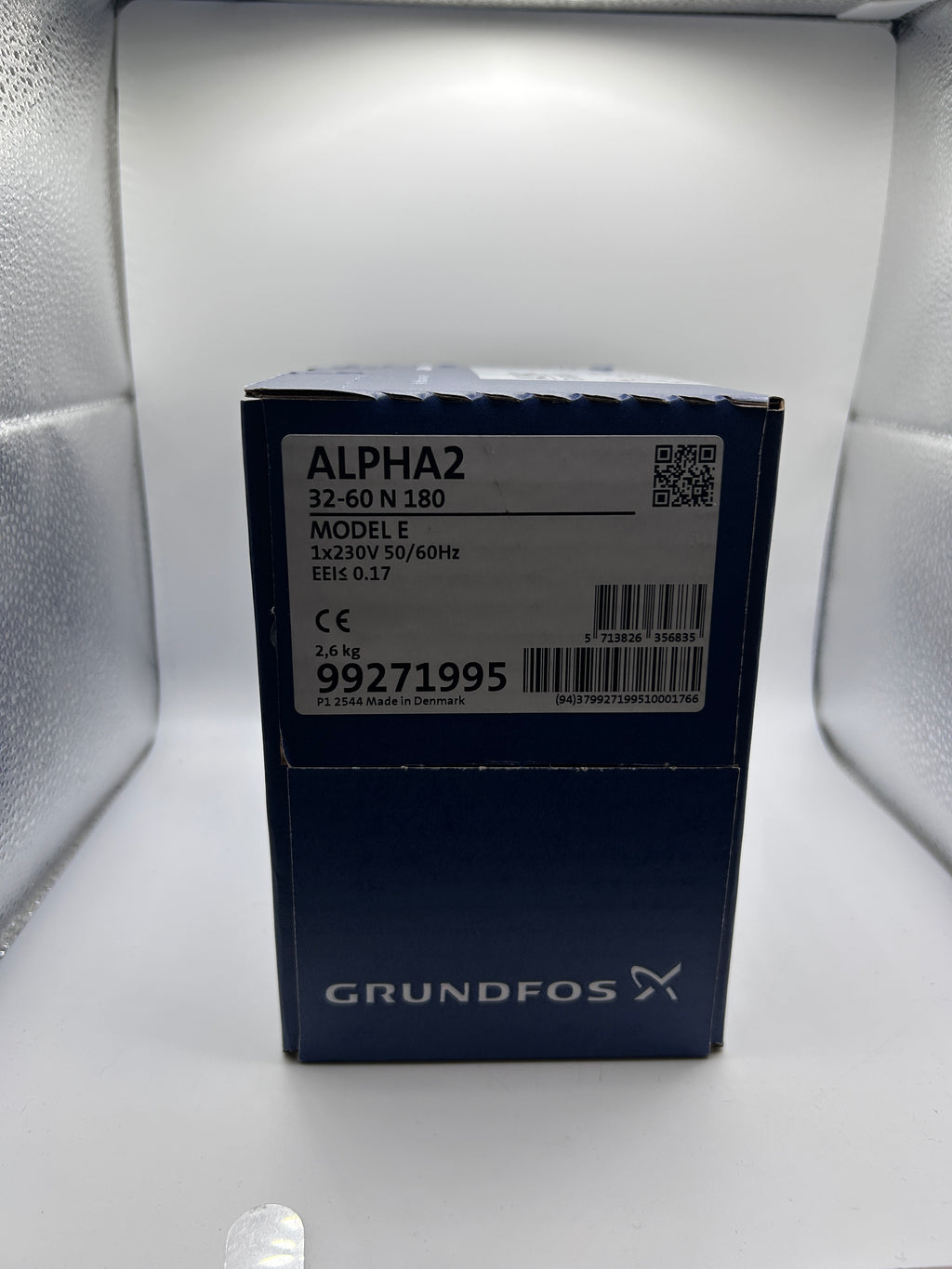 GRUNDFOS Hocheffizienz Umwälzpumpe ALPHA2 32-60 N Edelstahl 180mm, G 2, 99271995