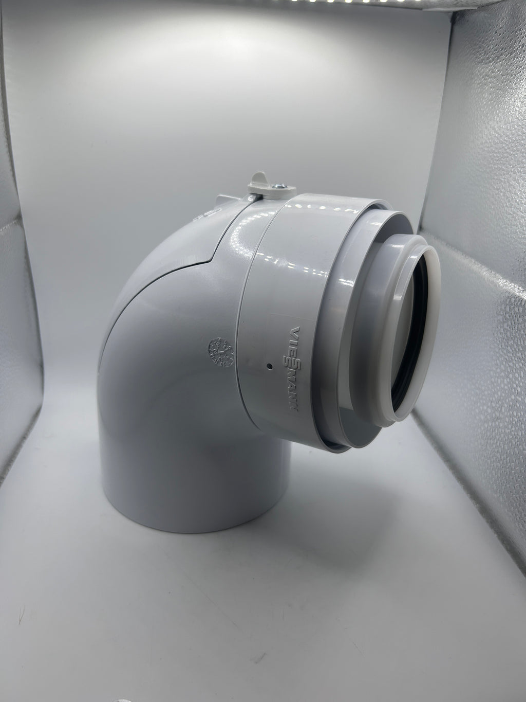 Viessmann 7199782 AZ Bogen 87° 80/125mm konzentrisch Abgasbogen Revisionsbogen
