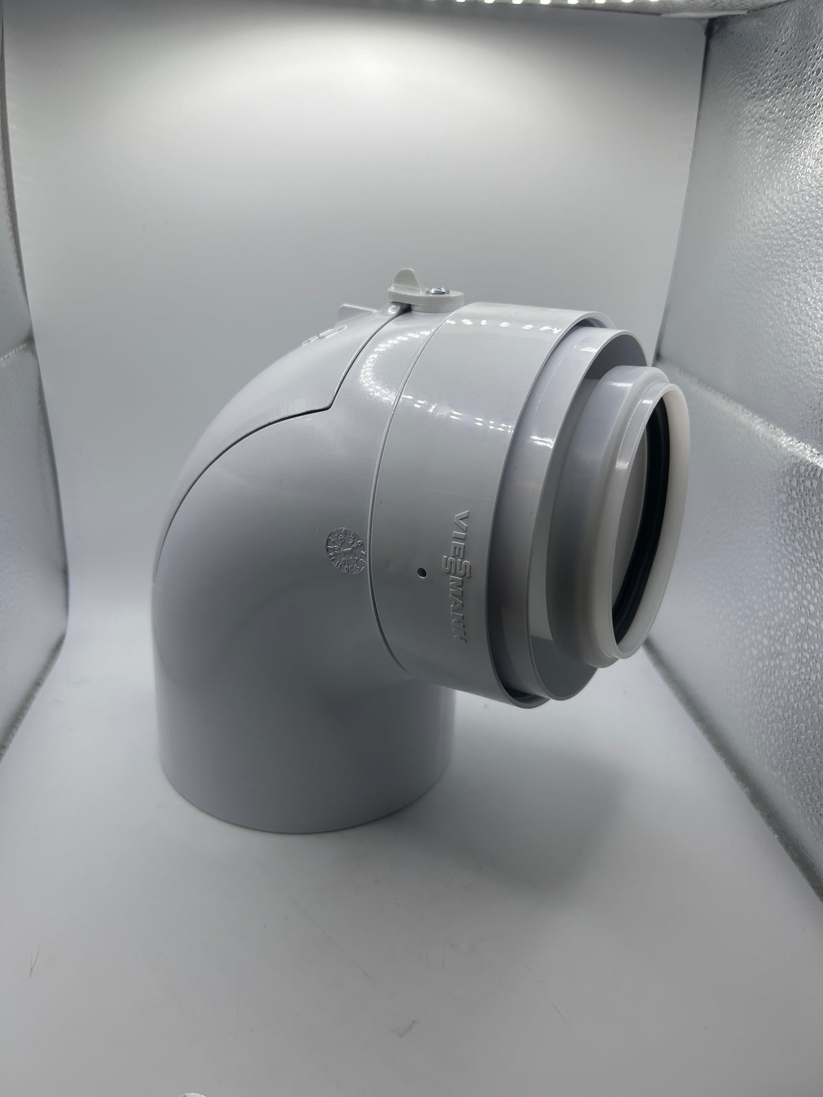 Viessmann 7199782 AZ Bogen 87° 80/125mm konzentrisch Abgasbogen Revisionsbogen
